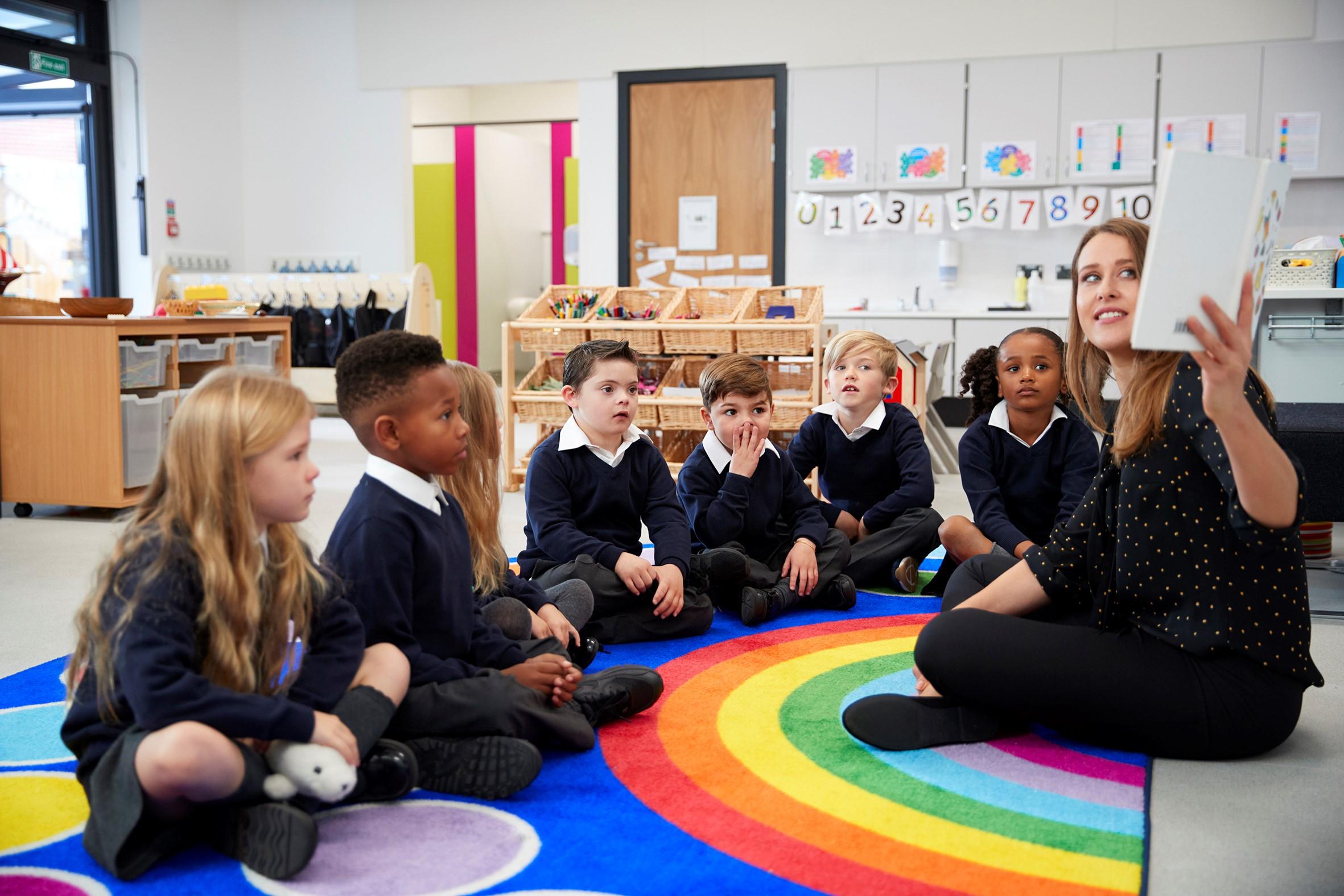 health and safety image of children in school